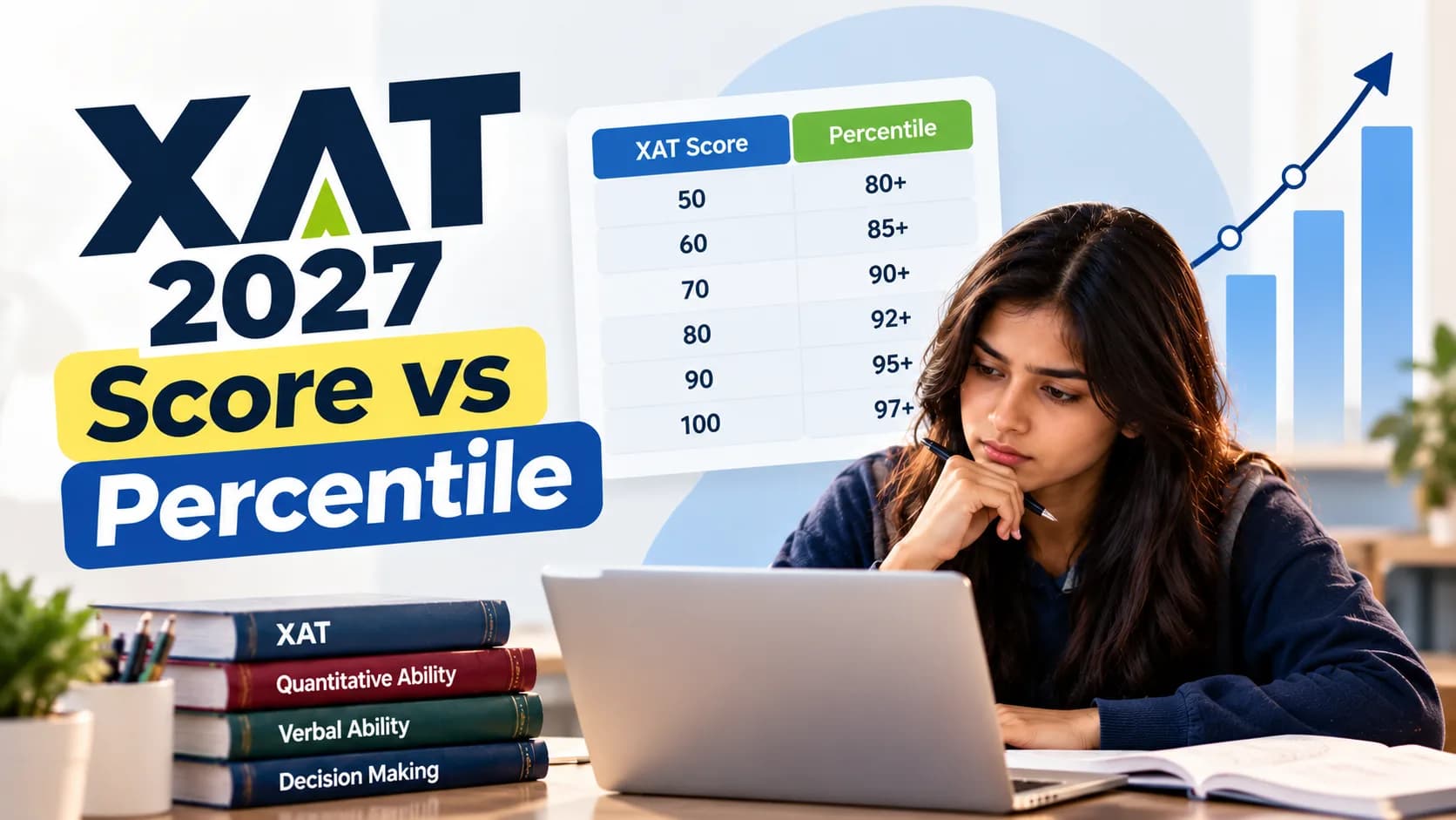 XAT Score vs Percentile 2027: Expected Score for 90, 95, 99 Percentile